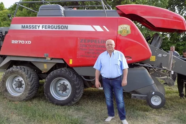 В Украине ввели в эксплуатацию пресс-подборщик Massey Ferguson 2270 XD