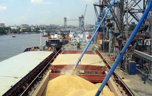 Морские порты экспортировали полтора миллиона тонн зерна за неделю