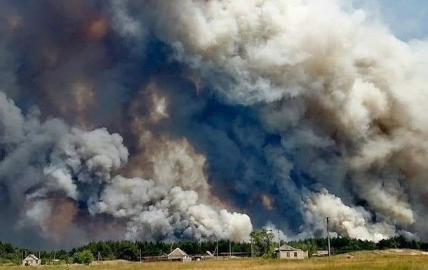 Из-за пожаров на Луганщине урожай кукурузы под угрозой