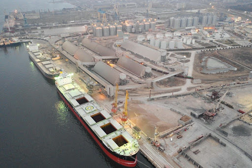 У січні порт «Ніка-Тера» перевалив більше 0,5 млн тонн вантажів