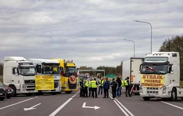 Блокада границы с Польшей может привести к потерям внешней торговли Украины на 1,5 млрд долларов