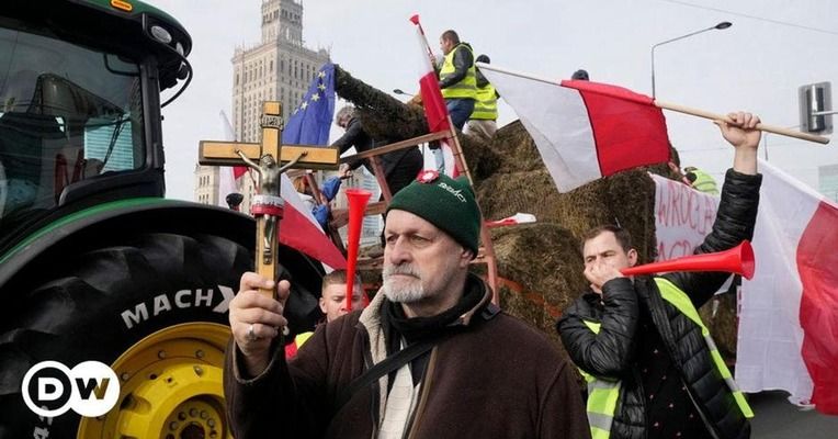 Польские фермеры блокируют границу с Германией