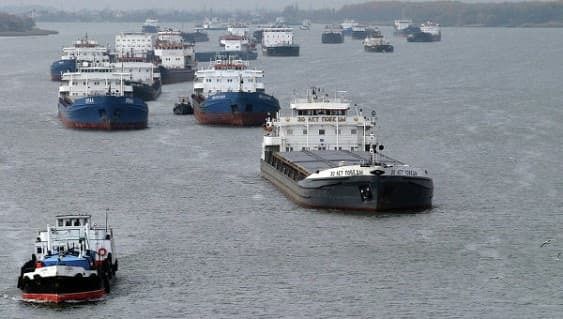 Украинское Дунайское пароходство наращивает объемы перевозок агропродукции