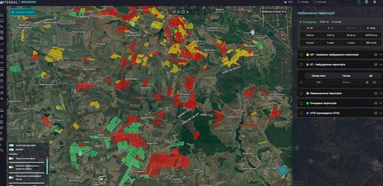 В Украине запустили цифровой сервис для учета заминированных земель