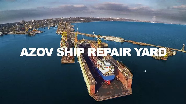 Азовский судоремонтный завод проводит отгрузку гороха на суда