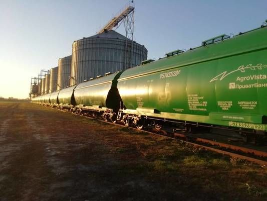 Український агрохолдинг придбав 55 вагонів-зерновозів