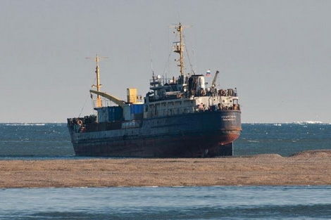 В акватории российского порта Азов сел на мель сухогруз с пшеницей