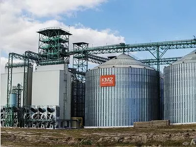 KMZ Industries і «Завод Кобзаренка» запустили першу зерносушарку Brice-Baker на трісці