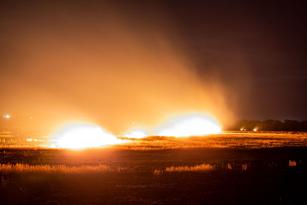 У Дніпрі масштабна пожежа знищила поле