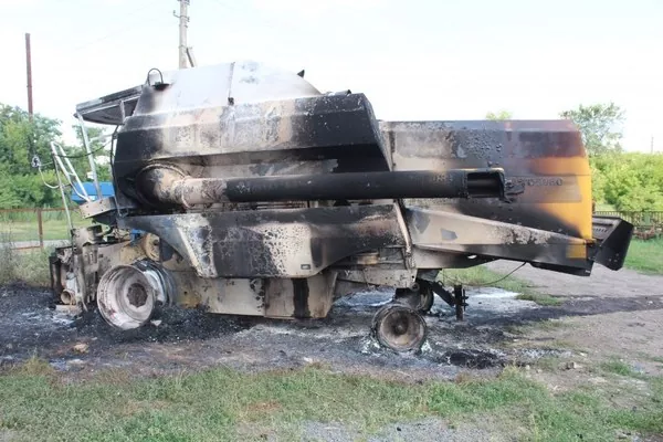 На Черкащині невідомі спалили техніку агропідприємства