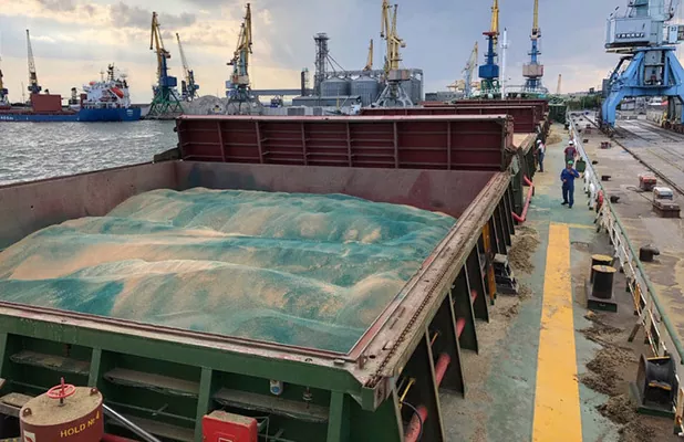 Терминал Агрия перевалил рекордный объем зерна